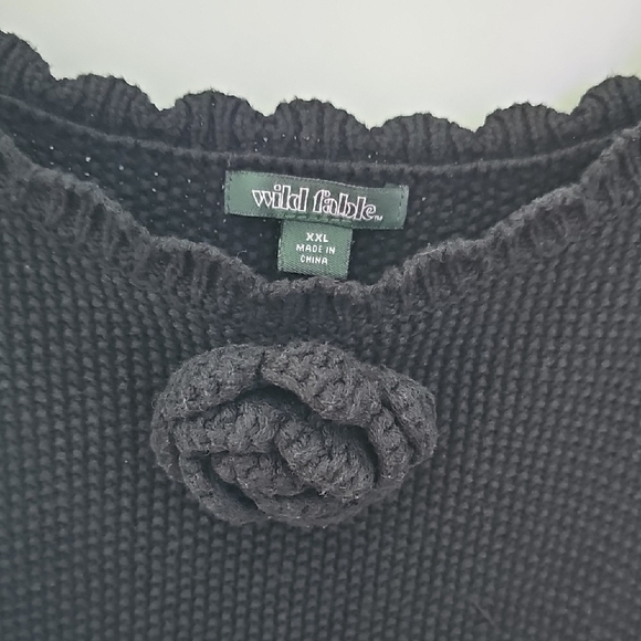 Wild Fable Black Knit Dress  Size 2XL - Picture 2 of 8